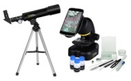 Set National Geographic teleskop 50/360 AZ a mikroskop 40-640x v kufru + hlavolam a flexi tužka