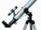 Hvězdářský dalekohled čočkový AR 60/700 v kufru+svítící nálepka Měsíc 3